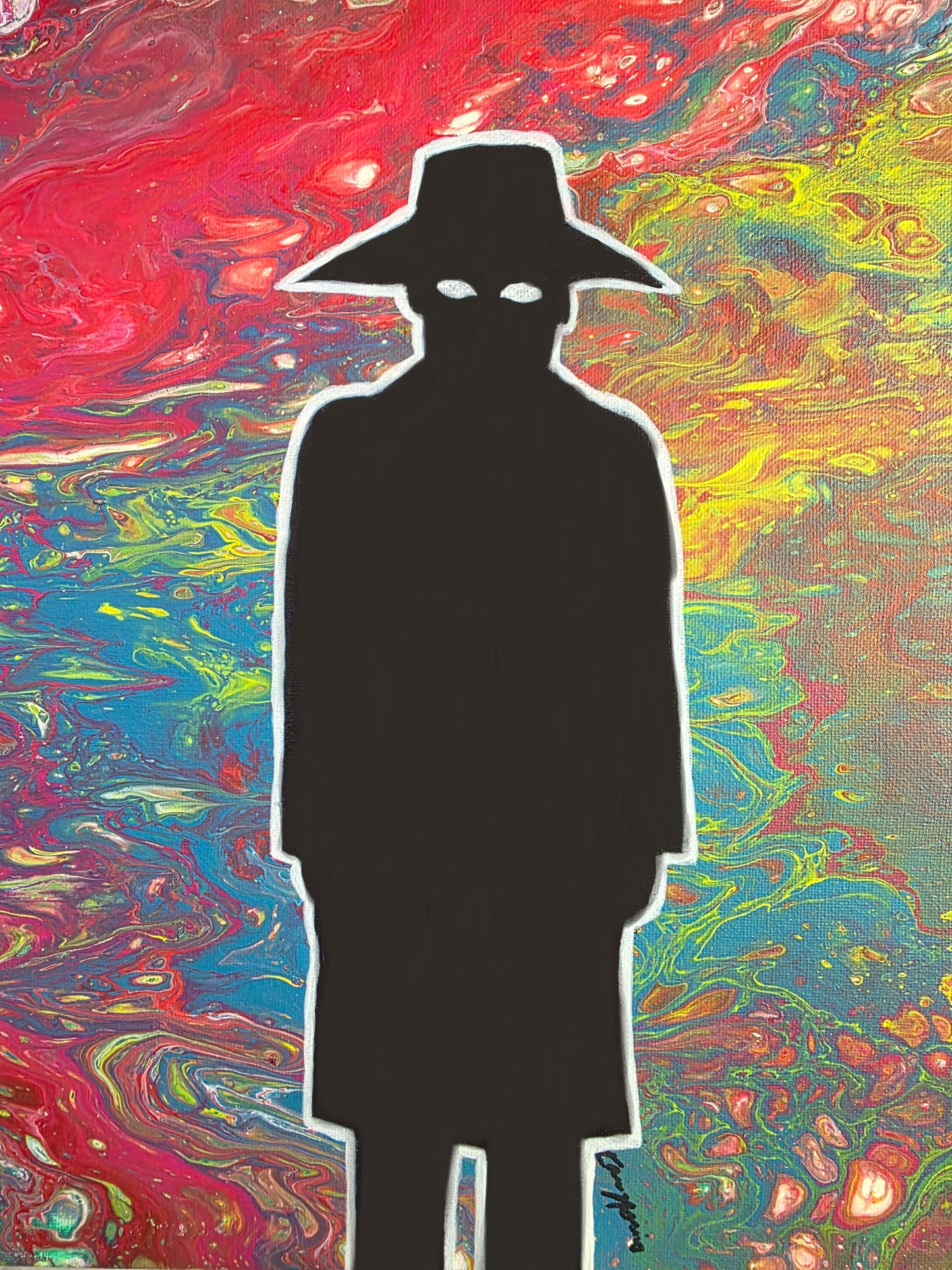 The Hat Man 8.5x11 Unframed Art Print