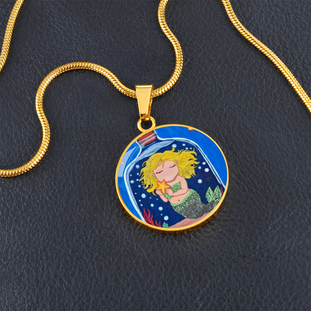Contained Currents | The Bravest Little Mermaid Luxury Keepsake Necklace