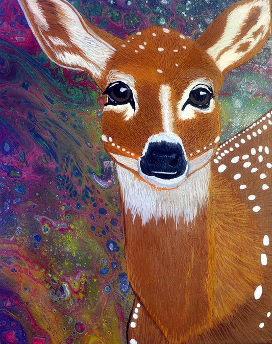 Oh Deer 8.5x11 Unframed Art Print
