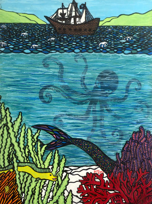 Under the Sea 8.5x11 Unframed Art Print