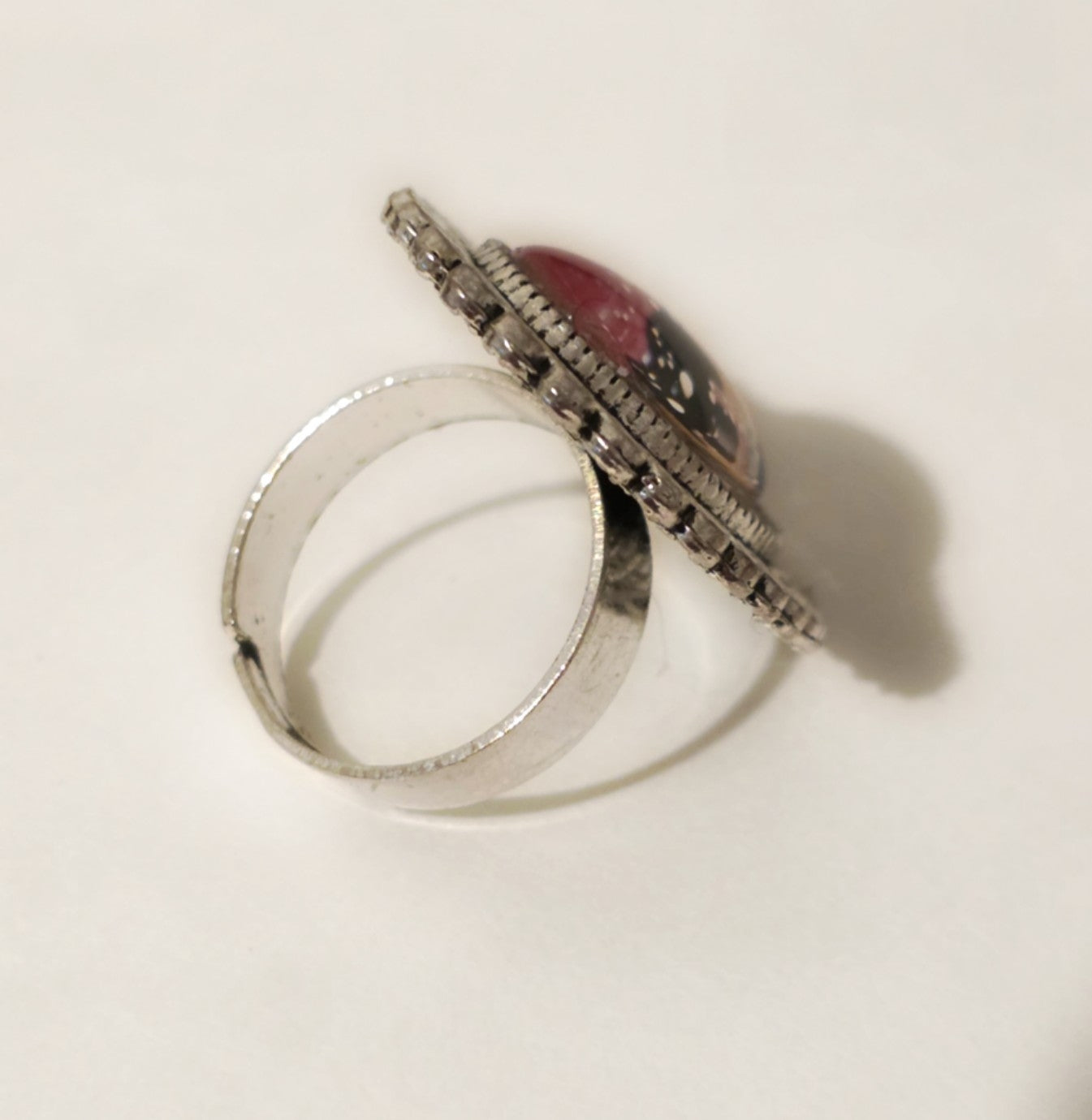 Dinosaur Silhouette Statement Ring | Colorful Art Jewelry | ArtandPretties