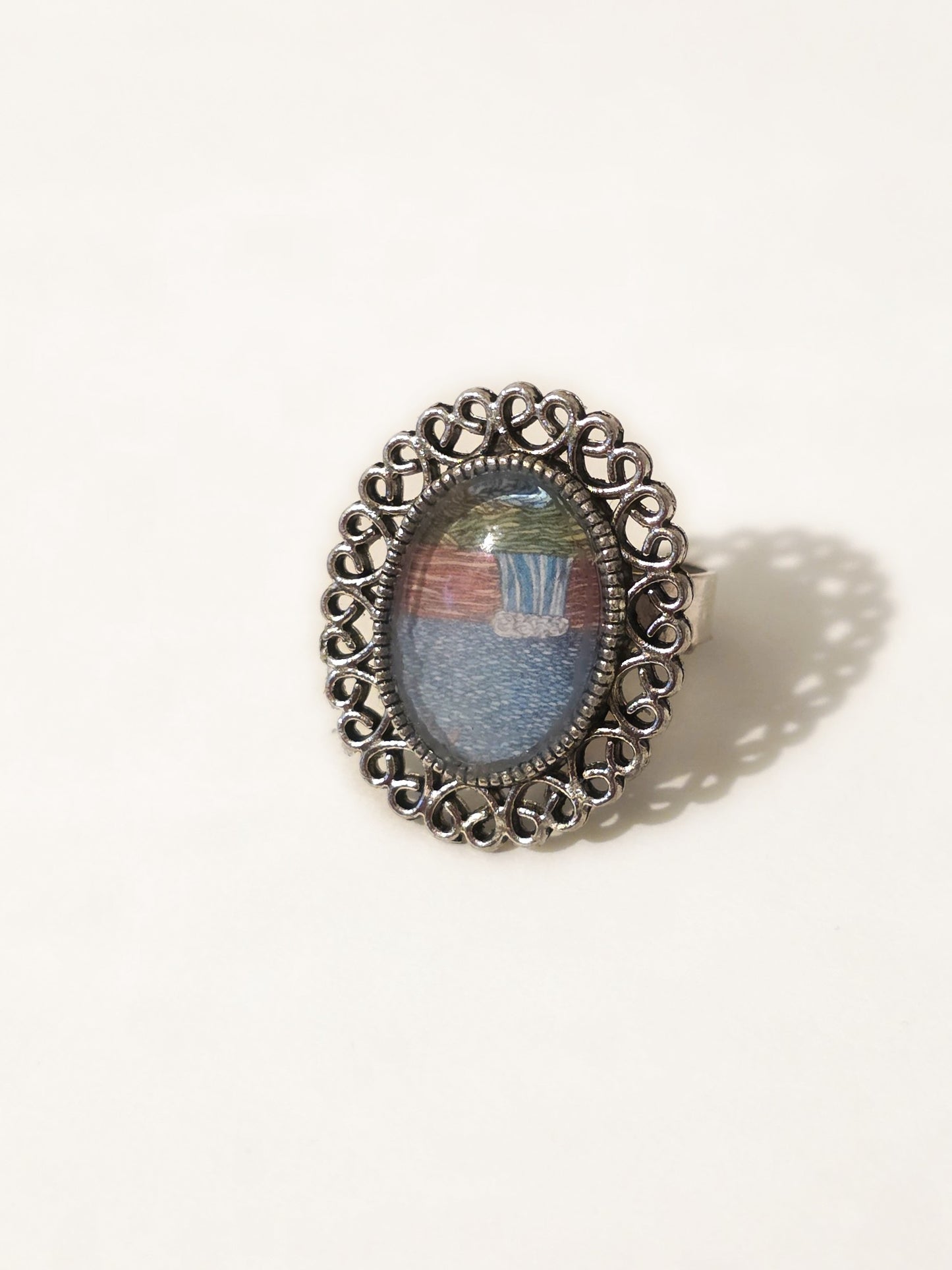 Handmade 76 Falls Cabochon Statement Ring | Lake Cumberland Jewelry