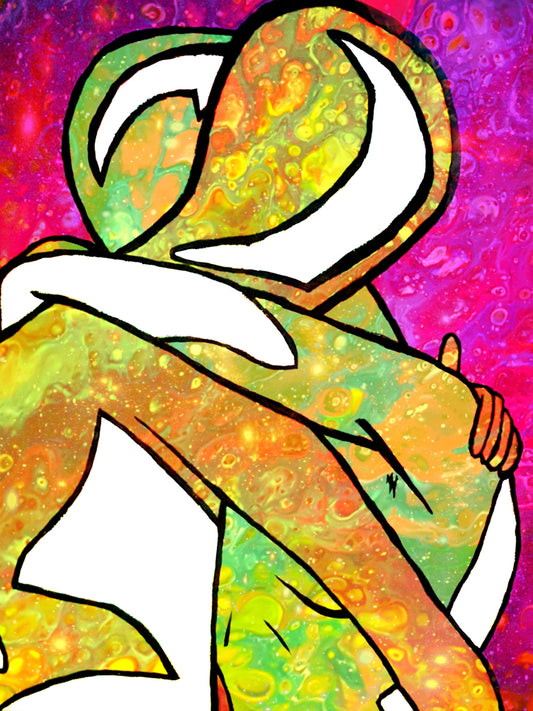The Lovers 8.5x11 Unframed Art Print