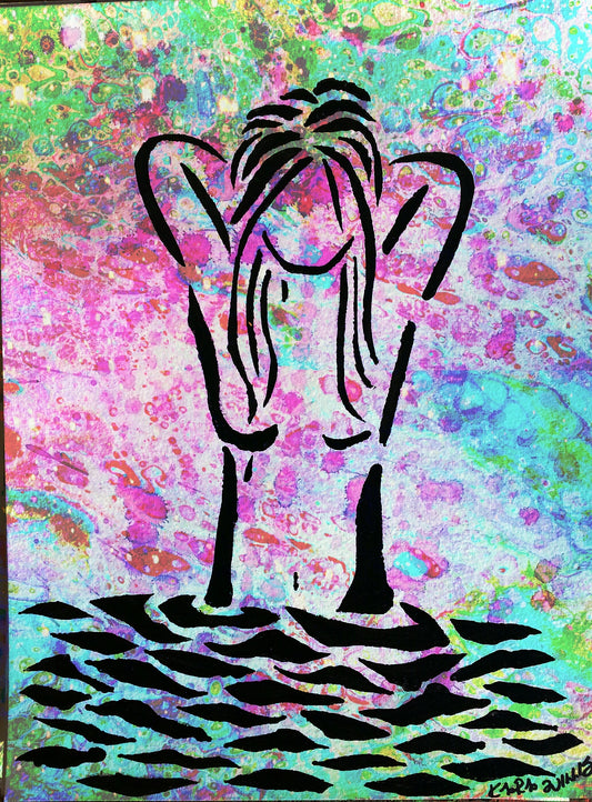 Lady in the Lake 8.5x11 Unframed Art Print