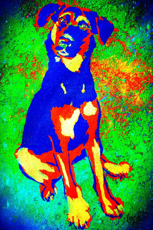 Blue Soka 8.5x11 Unframed Art Print