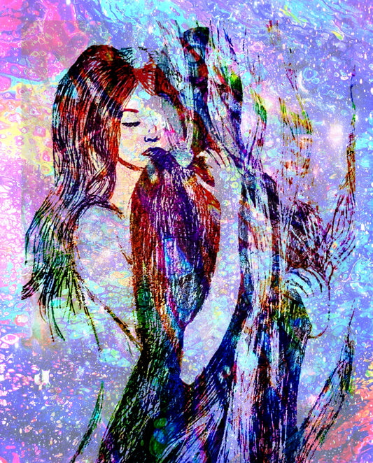 Holding On To The Embers 8.5x11 Unframed Art Print