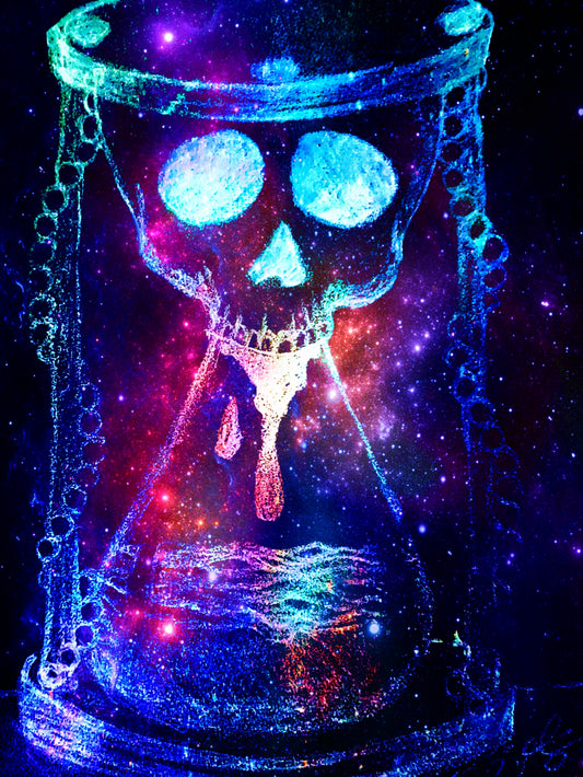 Deathclock Hourglass 8.5x11 Unframed Art Print
