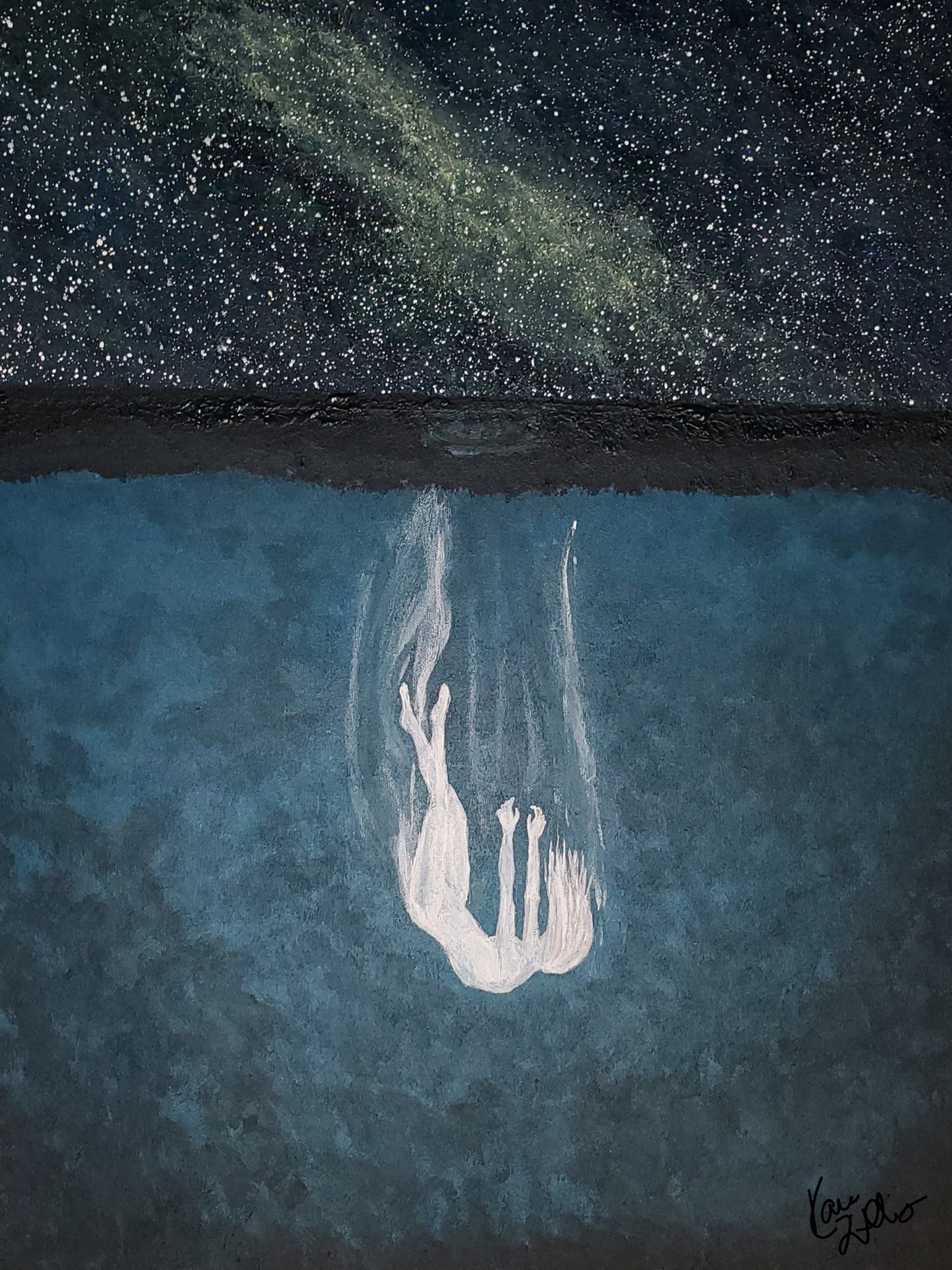 Goddess Descending 8.5x11 Unframed Art Print