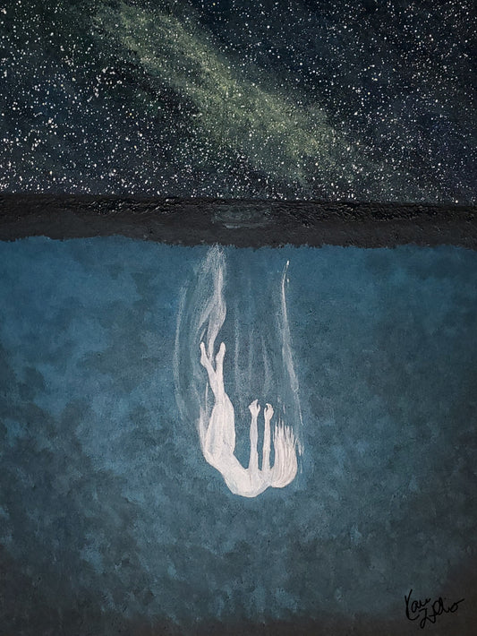 Goddess Descending 8.5x11 Unframed Art Print
