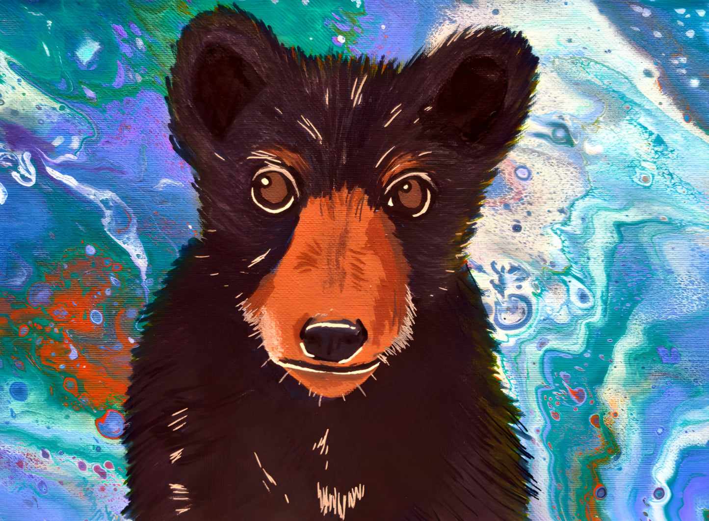 Lil Bear 8.5x11 Unframed Art Print