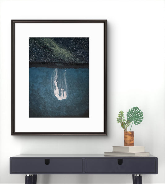 Goddess Descending 8.5x11 Unframed Art Print