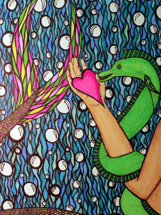 Electric Eel 8.5x11 Unframed Art Print