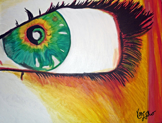 Solar Eye 8.5x11 Unframed Art Print