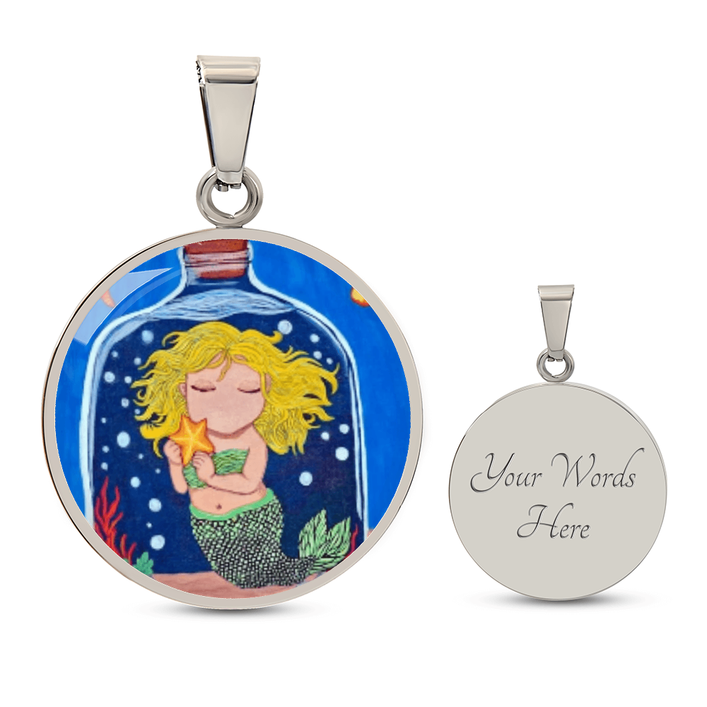 Contained Currents | The Bravest Little Mermaid Luxury Keepsake Necklace