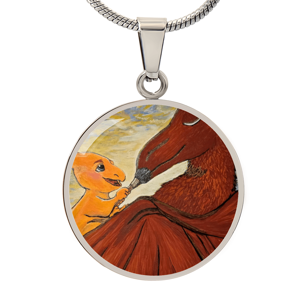 Borrowed Courage: Makeup with Mommy | Prehistoric Parents | Pterodactyls Luxury Keepsake Pendant