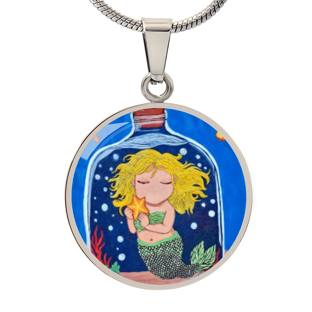 Contained Currents | The Bravest Little Mermaid Luxury Keepsake Necklace