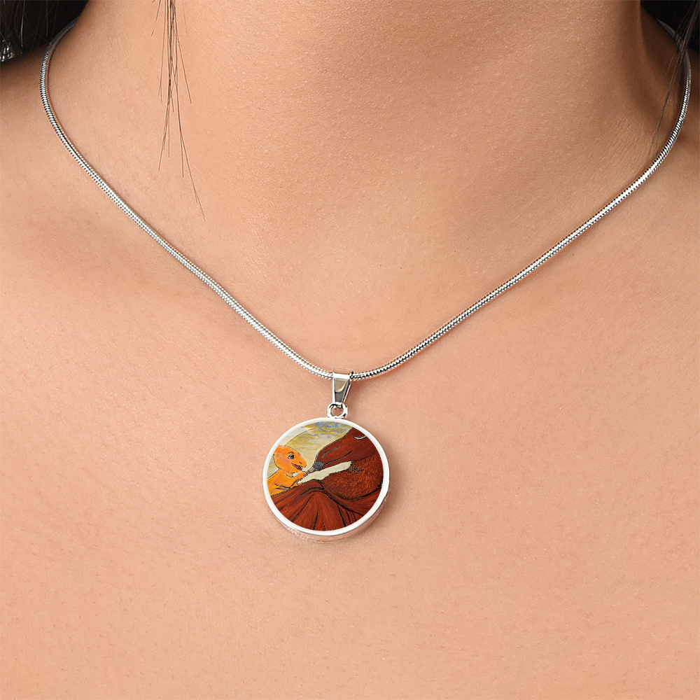 Borrowed Courage: Makeup with Mommy | Prehistoric Parents | Pterodactyls Luxury Keepsake Pendant
