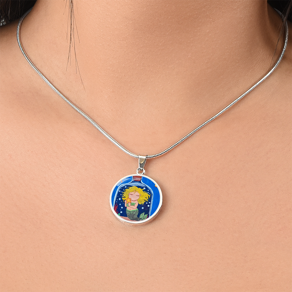 Contained Currents | The Bravest Little Mermaid Luxury Keepsake Necklace