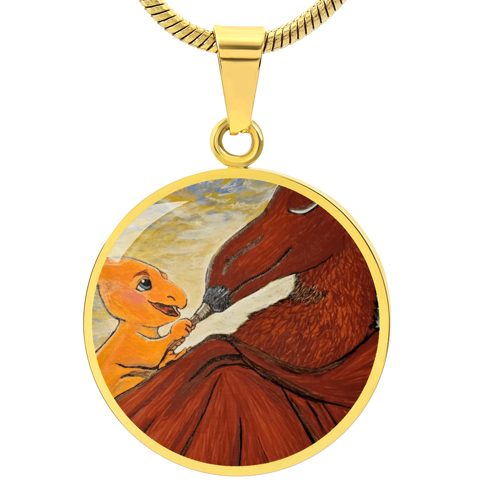 Borrowed Courage: Makeup with Mommy | Prehistoric Parents | Pterodactyls Luxury Keepsake Pendant