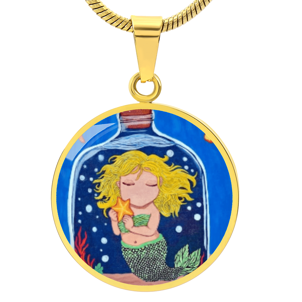 Contained Currents | The Bravest Little Mermaid Luxury Keepsake Necklace