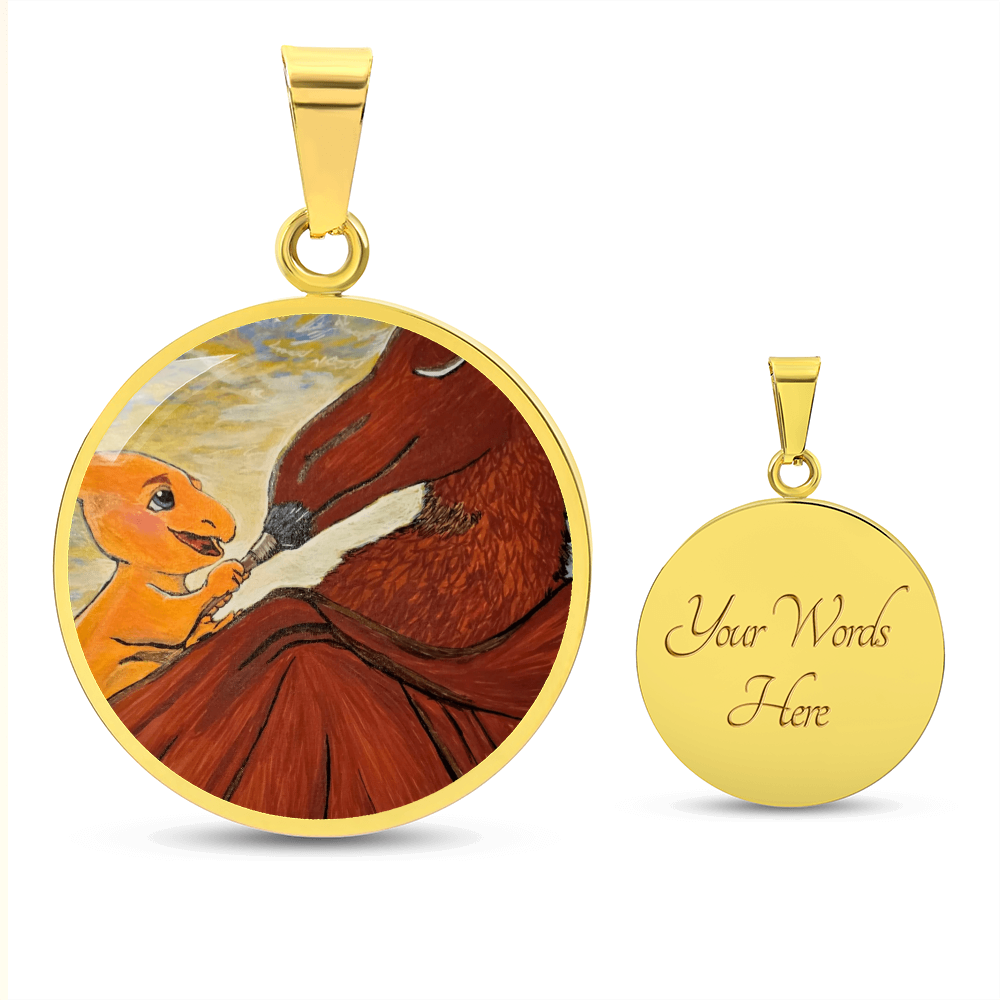Borrowed Courage: Makeup with Mommy | Prehistoric Parents | Pterodactyls Luxury Keepsake Pendant