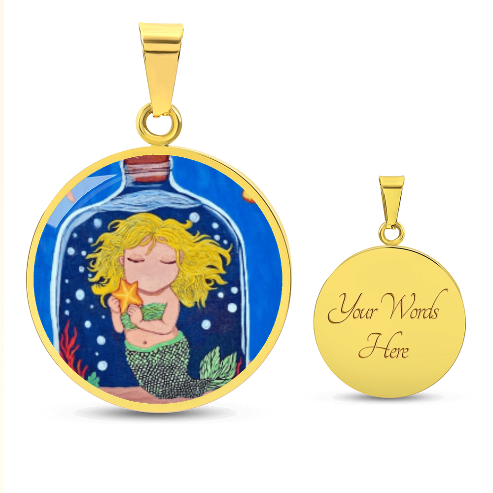 Contained Currents | The Bravest Little Mermaid Luxury Keepsake Necklace