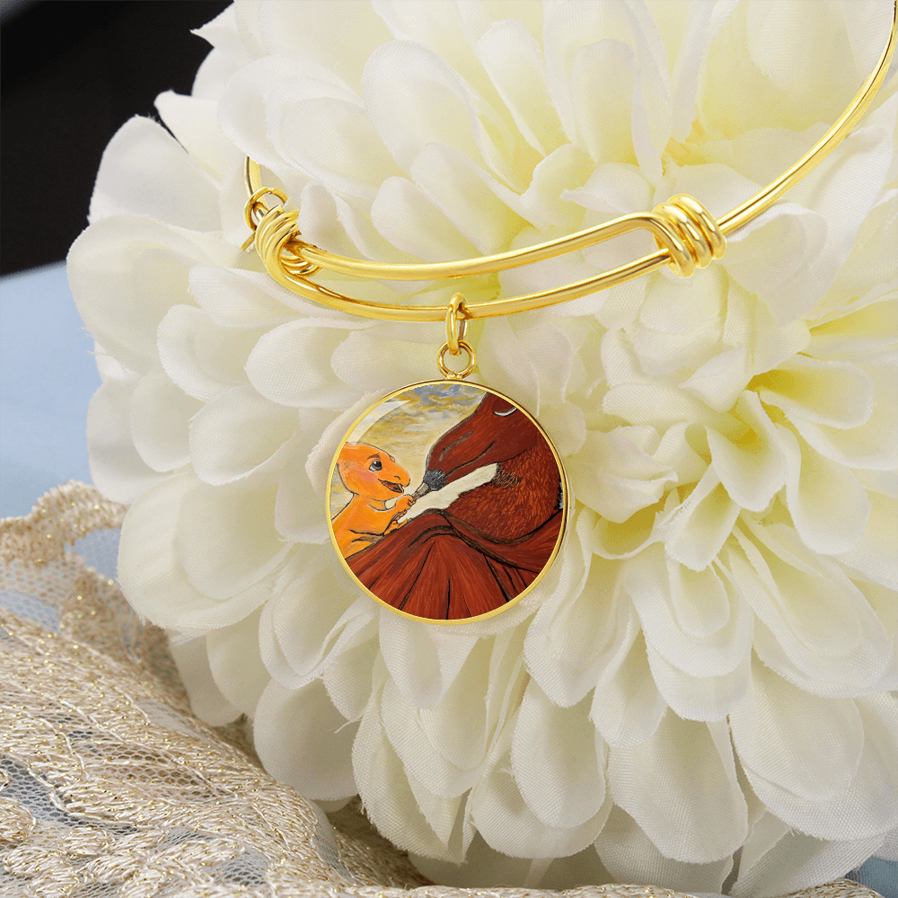 Borrowed Courage: Pterodactyls | Mommy & Me Luxury Gift Bangle Bracelet