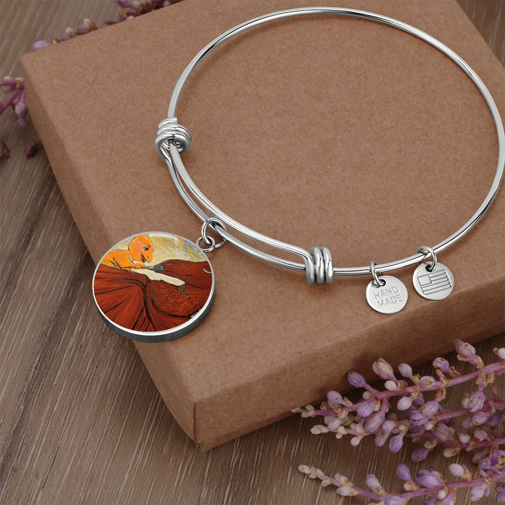 Borrowed Courage: Pterodactyls | Mommy & Me Luxury Gift Bangle Bracelet