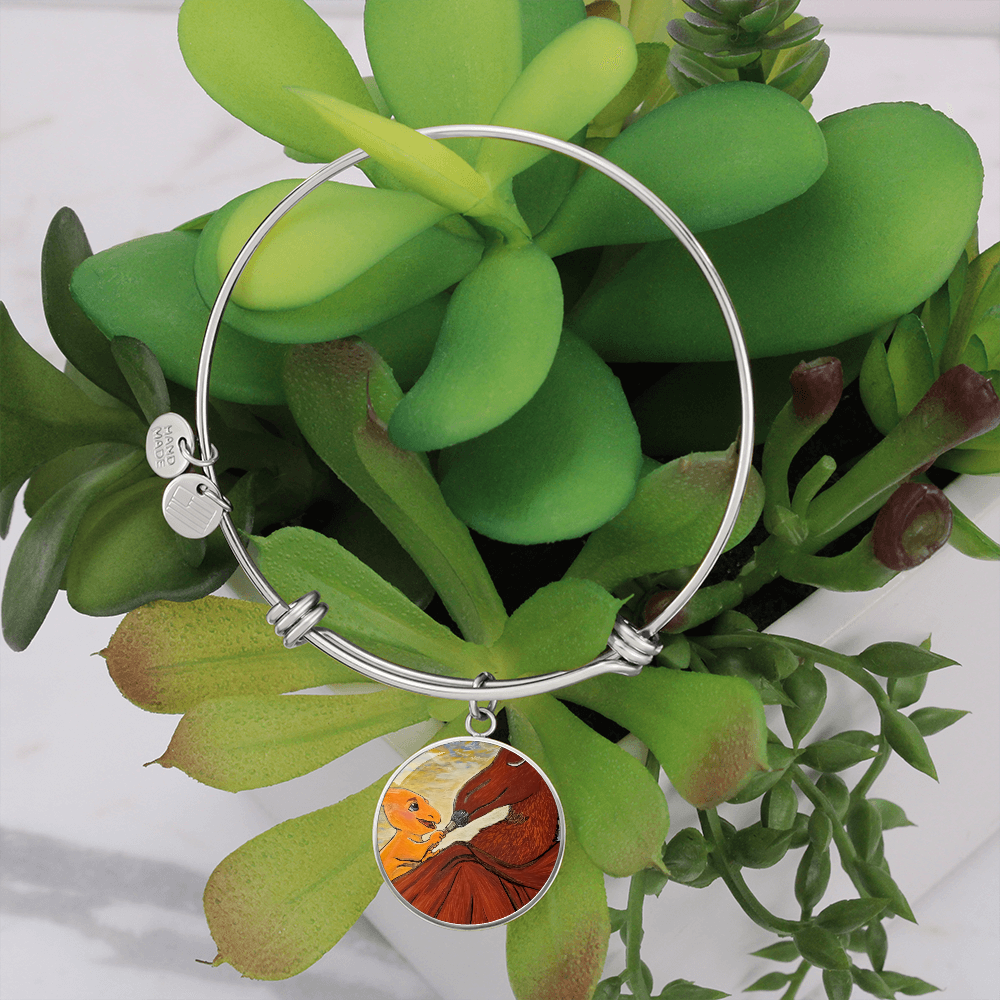 Borrowed Courage: Pterodactyls | Mommy & Me Luxury Gift Bangle Bracelet
