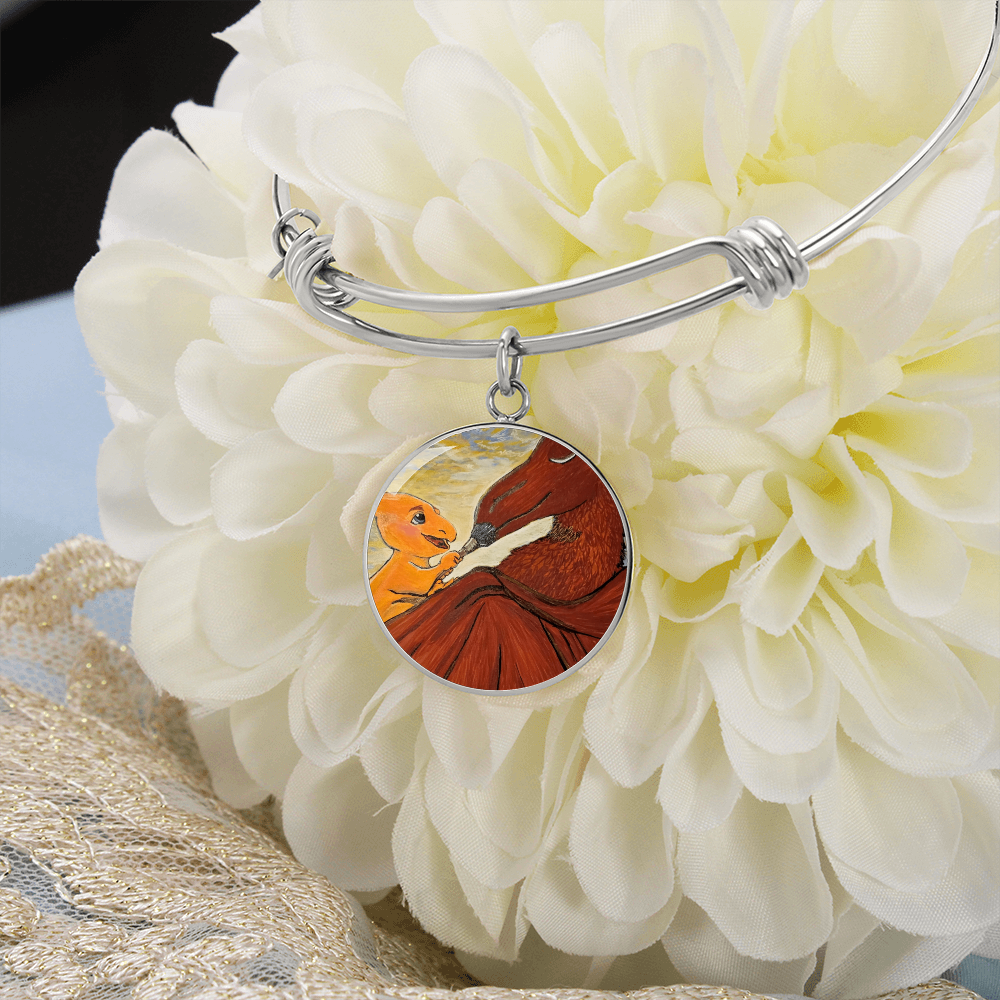 Borrowed Courage: Pterodactyls | Mommy & Me Luxury Gift Bangle Bracelet