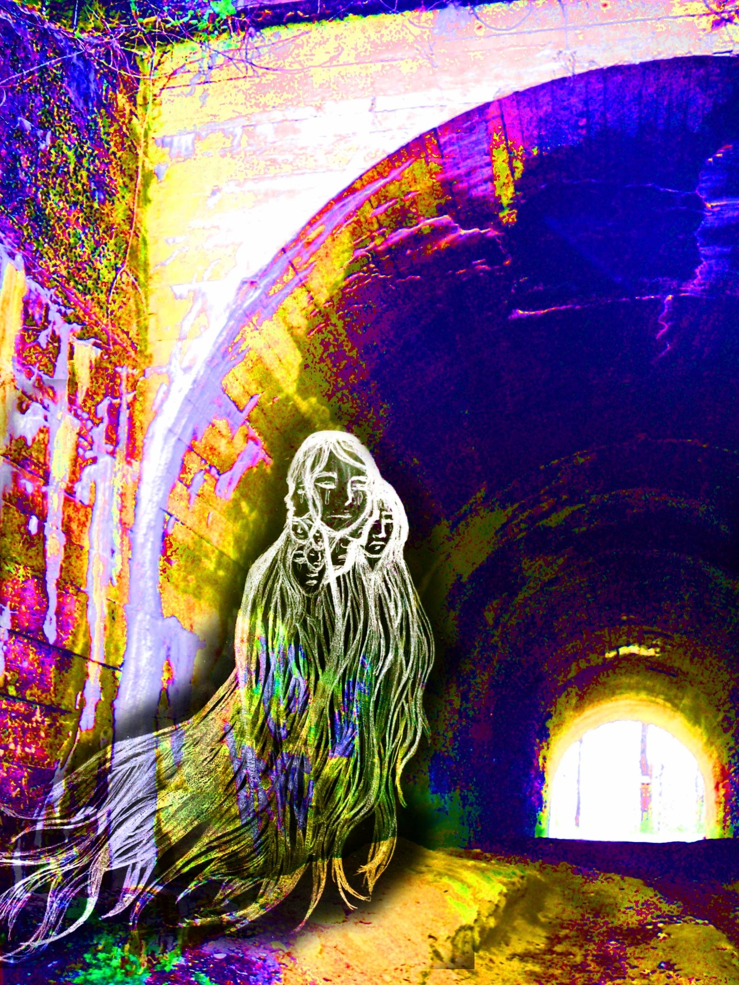Haunted We Drift 8.5x11 Unframed Art Print