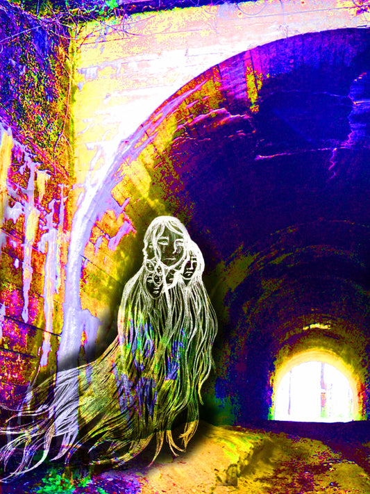 Haunted We Drift 8.5x11 Unframed Art Print